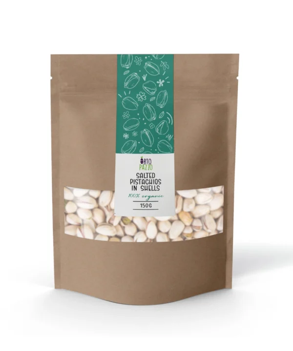 Salted pistachios in shells - Organic